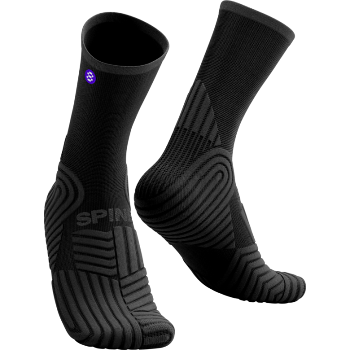 Chaussettes de travail courtes Spinergy PRO SEEDS noire rouge