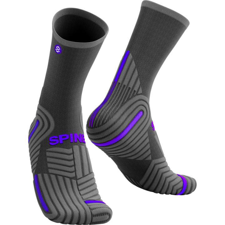 Chaussettes de travail courtes Spinergy PRO SEEDS bleu / grise