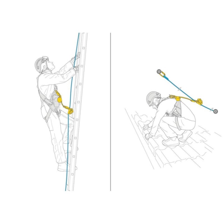 Antichute mobile Petzl ASAP pour corde de 10 à 13