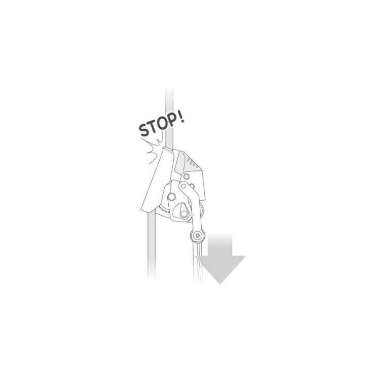 Antichute mobile Petzl ASAP LOCK avec fonction de blocage PTZB071