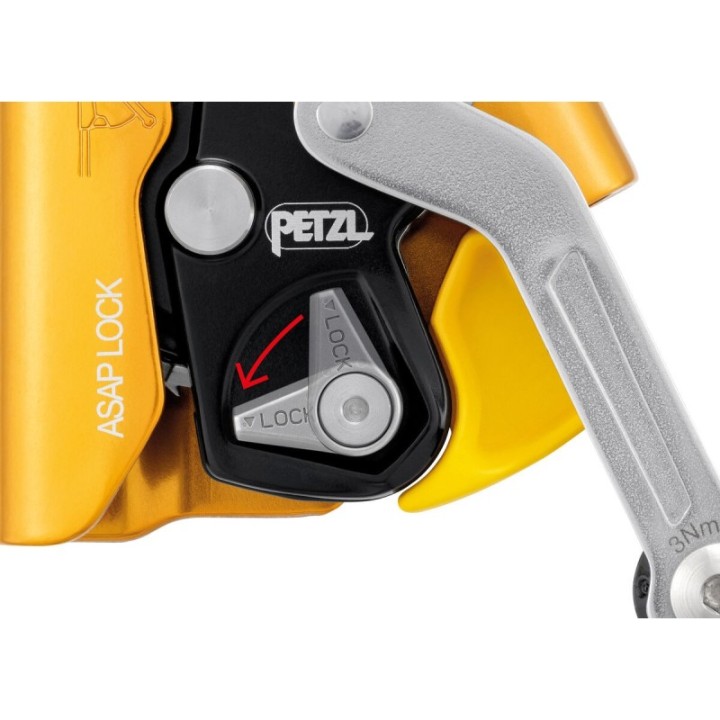 Antichute mobile Petzl ASAP LOCK avec fonction de blocage PTZB071