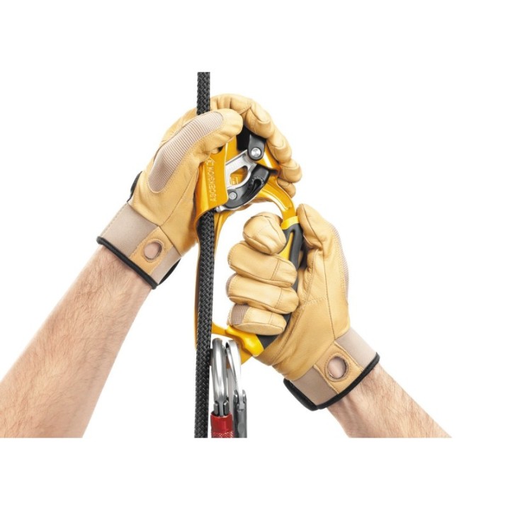 Bloqueur-poignée Petzl ASCENSION pour corde de 8 à 13 mm jaune