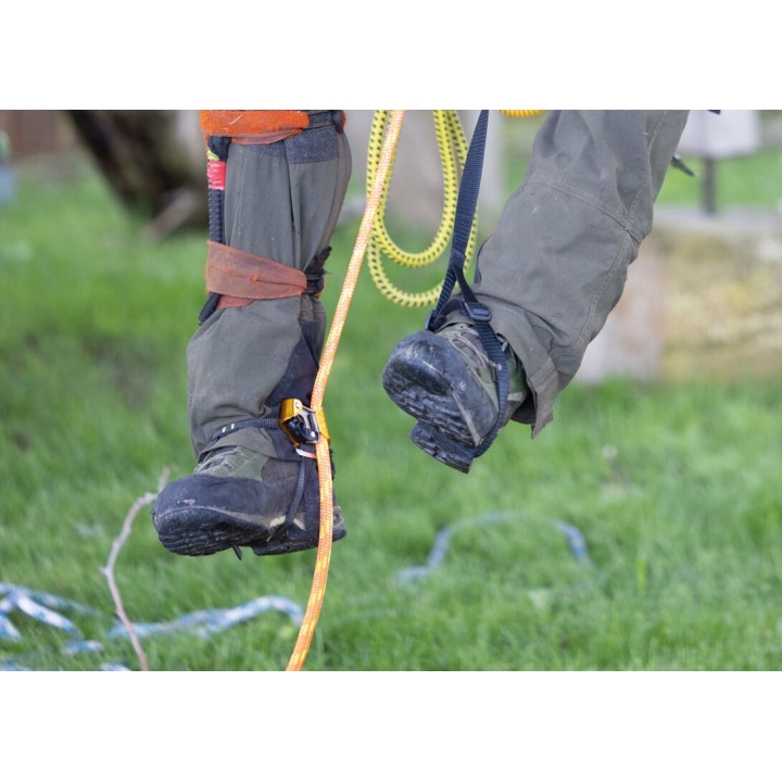 Bloqueur de pied Petzl PANTIN CLICK réglable à cliquet pied gauche