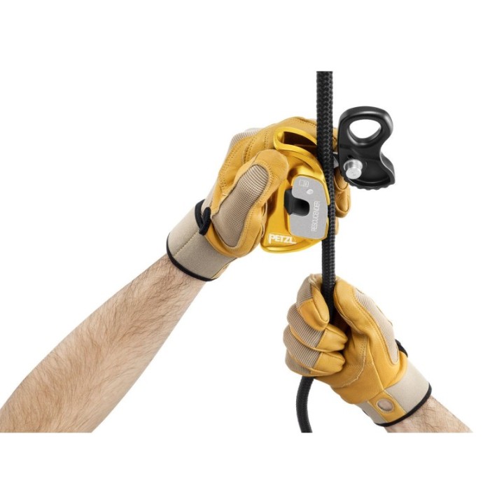 Bloqueur à came ouvrable Petzl RESCUCENDER pour mouflage en main,