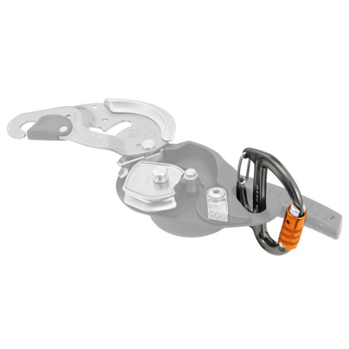  Mousqueton FREINO Z avec ergot de freinage PETZL – vue arrière