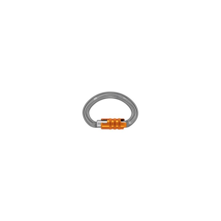 Mousqueton OMNI demi-rond multidirectionnel PETZL – vue de face