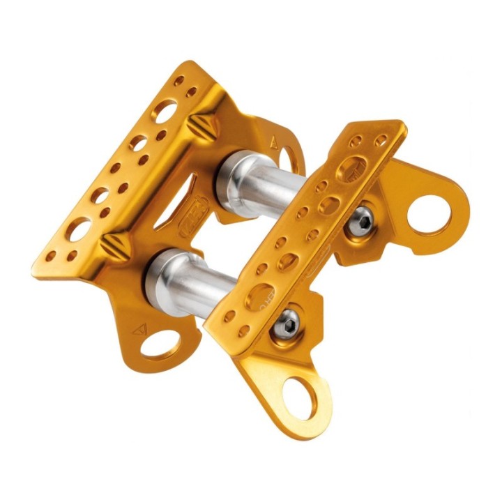  Protection ROLLER COASTER sur roulements pour corde mobile PETZL – vue de trois quarts