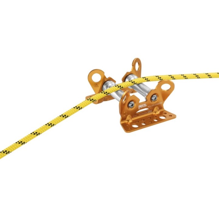  Protection ROLLER COASTER sur roulements pour corde mobile PETZL – vue arrière