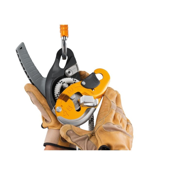  Descendeur I D EVAC anti-panique évacuation PETZL – vue de face