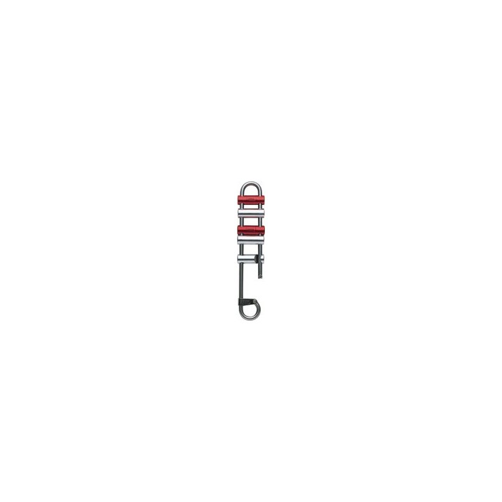Descendeur RACK à barrettes freinage variable PETZL – vue de face