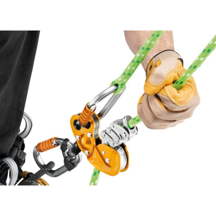 Prusik mécanique ZIGZAG PLUS émerillon élagage PETZL – vue de trois quarts