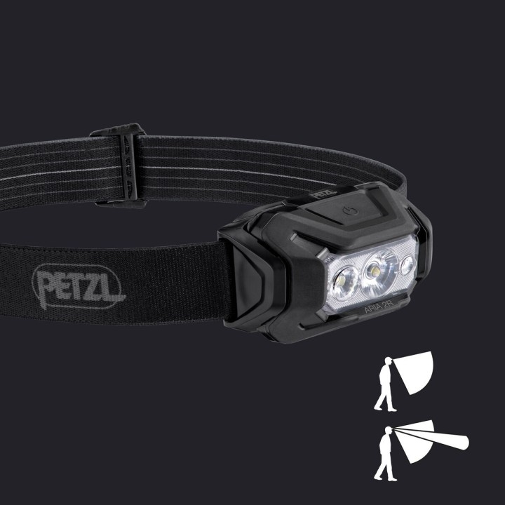 Lampe frontale ARIA 2 RGB 450 lumens PETZL compacte