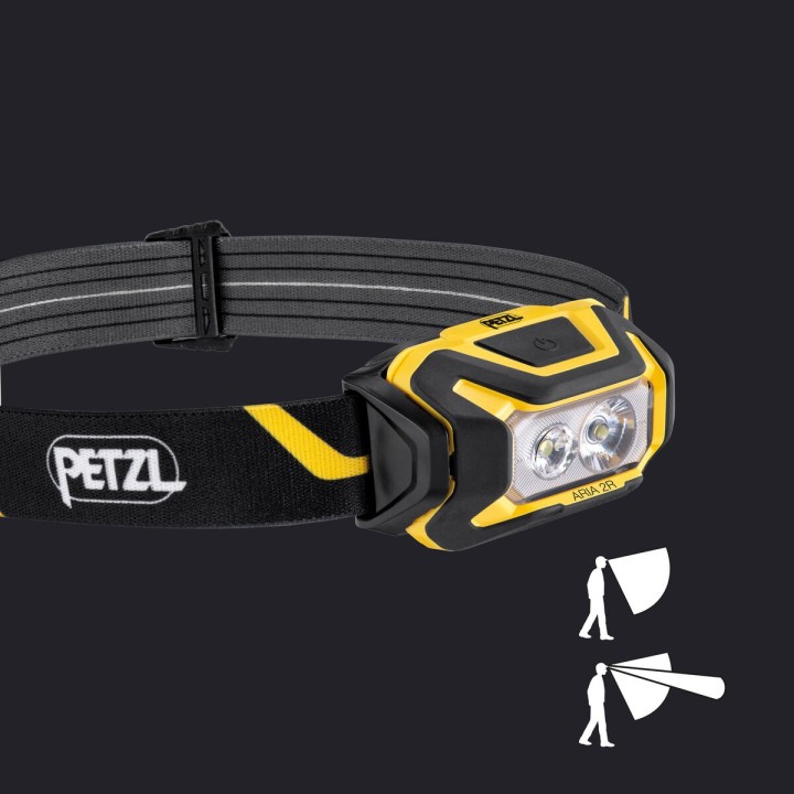 Lampe frontale ARIA 2R 650 lumens PETZL solide