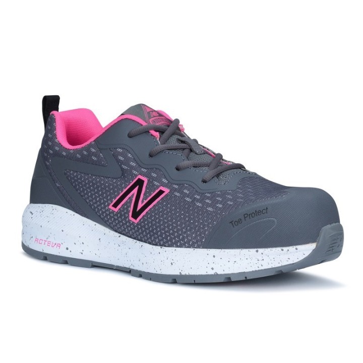 Chaussure de sécurité basse femme New Balance Logic noire et bleue
