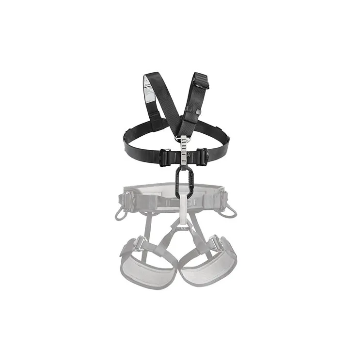 fixation du torse petzl chestair pour baudrier