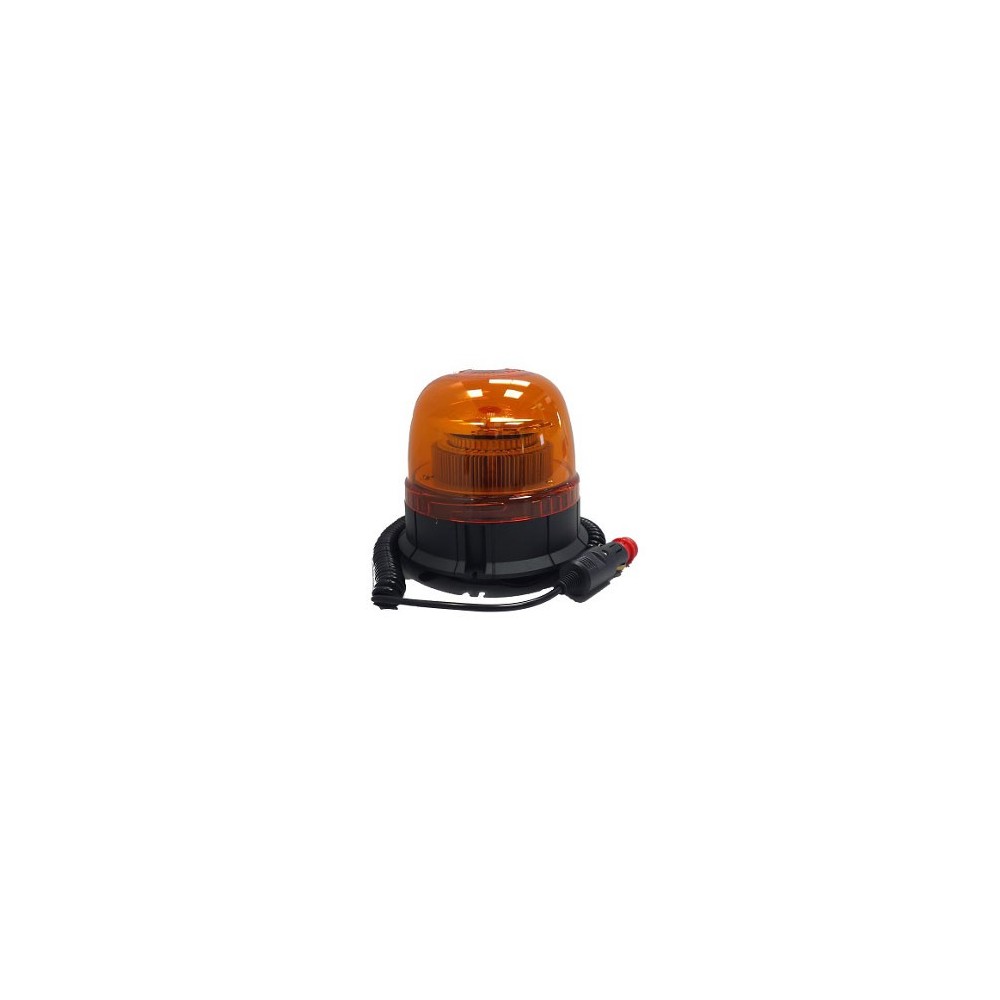 Gyrophare magnétique Led mode Flash type R65 orange