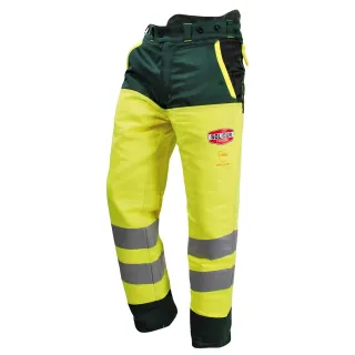 Pantalon forestier classe 3 haute visibilite solidur glow