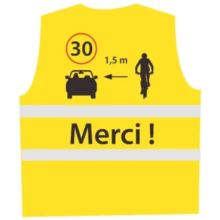 Haute visibilité : Gilet Cycliste