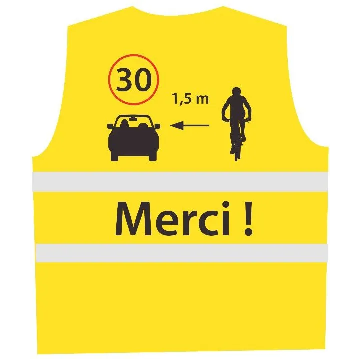 Haute visibilité : Gilet Cycliste