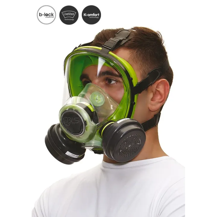 Masque complet BLS 5000 Silicone - Cartouche B-Lock