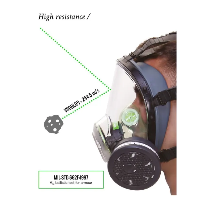 Masque complet BLS 5000 Thermoplastique - Cartouche B-Lock