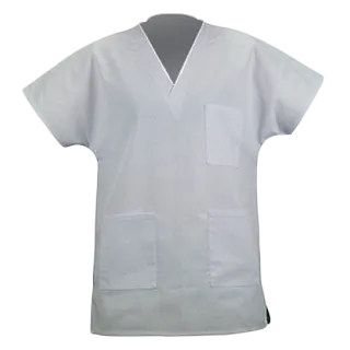 Tunique de travail mixte à enfiler blanche PBV Sécurama