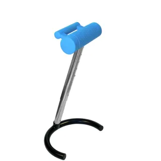 Tabouret Assis debout chromé ergonomique