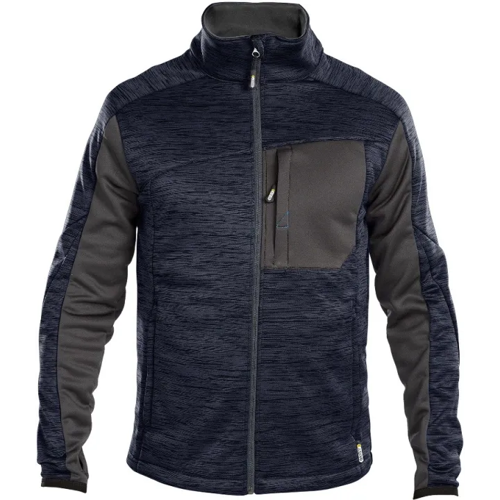 Dassy Veste polaire confort CONVEX 285 gr Bleu Nuit / Anthracite