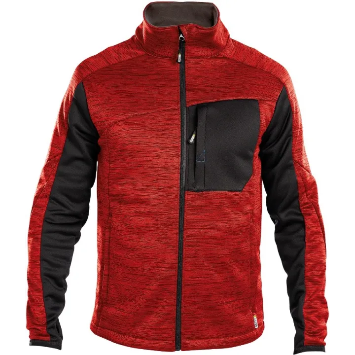 Dassy Veste polaire confort CONVEX 285 gr Rouge / Noir