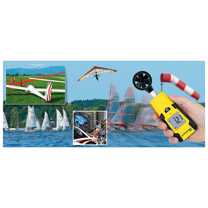 Anémomètre professionnel à hélice TROTEC BA06