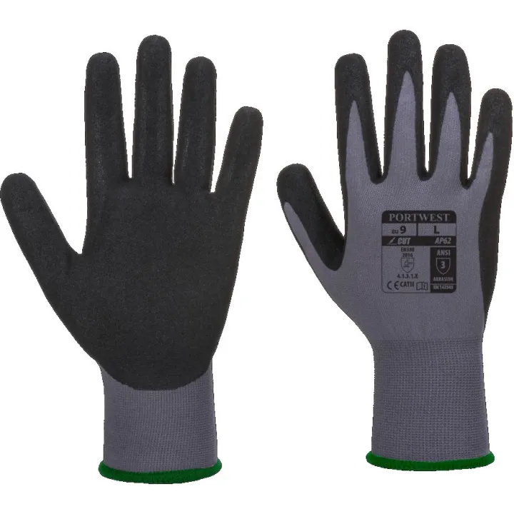 Gant nylon et nitrile 4121, Dermiflex Aqua déperlant PORTWEST