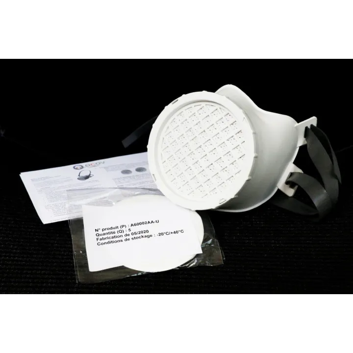 Masque Ocov OUVRY covid 5 filtres réutilisables fmp1