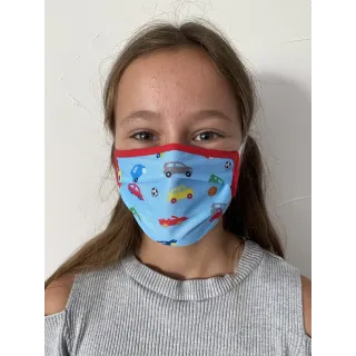 Masque tissus réutilisable et lavable enfant junior scolaire