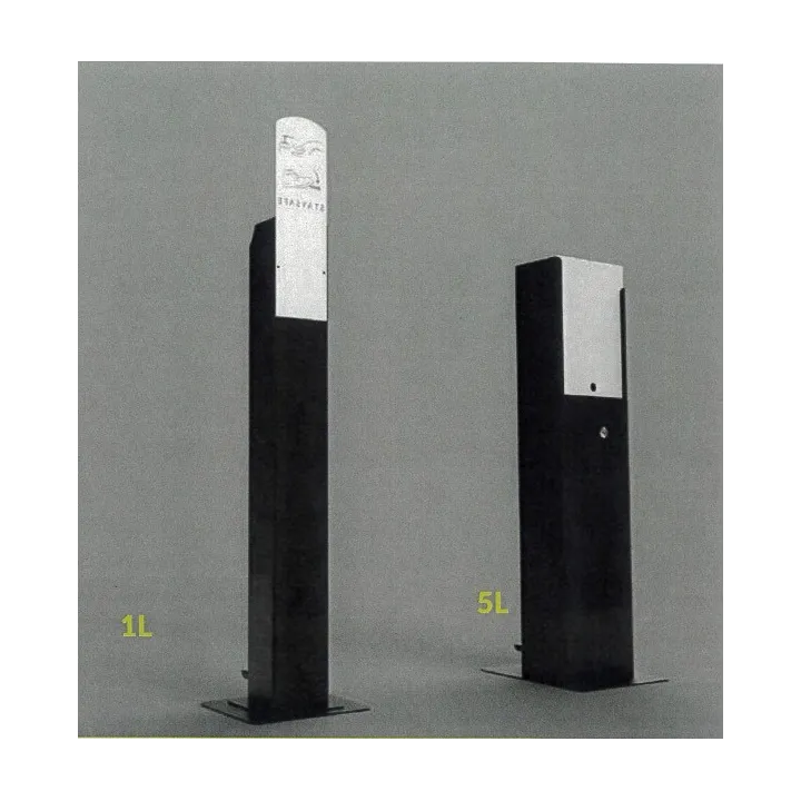 Distributeur à pied de gel hydroalcoolique