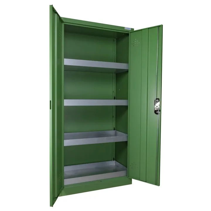 Armoire phytosanitaires haute 2 portes en kit 300L TRIONYX ouverte et vide