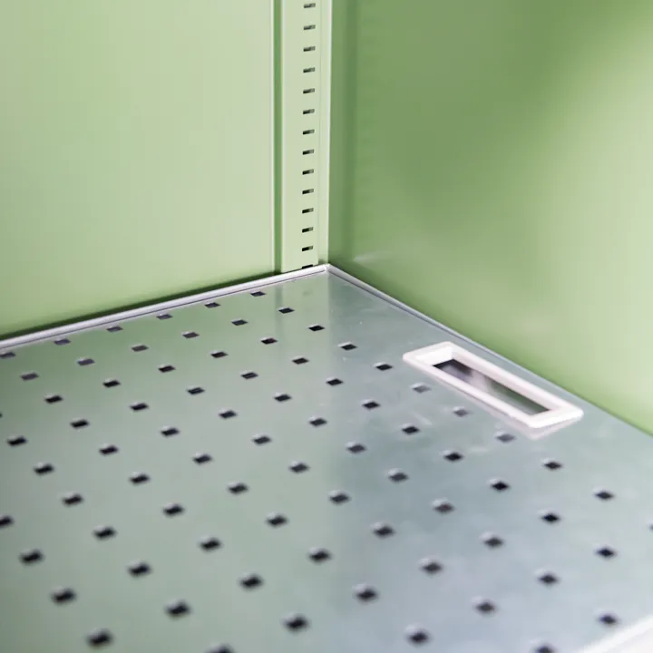 Armoire phytosanitaires haute 2 portes en kit 300L TRIONYX étagère perforée