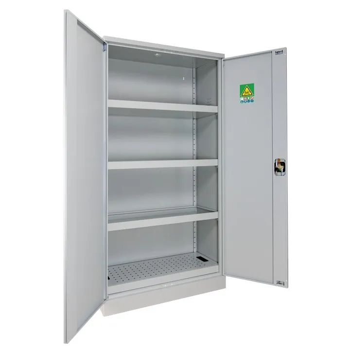Armoire phytosanitaires haute 2 portes en kit AL 307 TRIONYX ouverte et vide