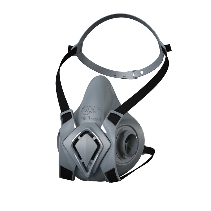 Demi-masque thermoplastique BLS 4000next B-Lock à baïonnette