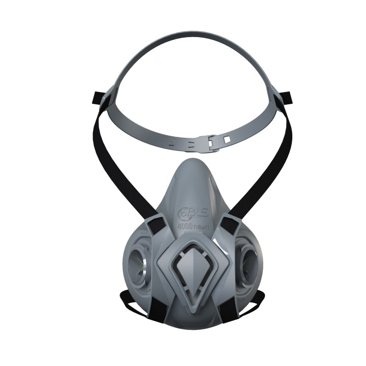 Demi-masque thermoplastique BLS 4000next B-Lock à baïonnette