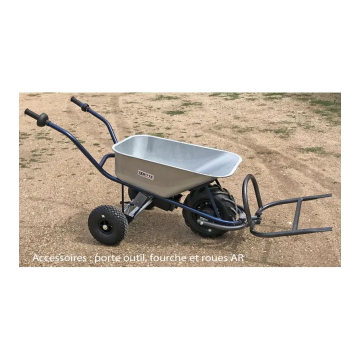 Brouette électrique EXTRA PRO 100 10  marche arrière freinée Zoette