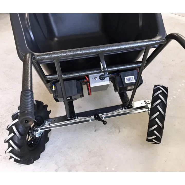 Roues directrices chariot électrique Mega Jumbo distributrice