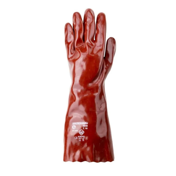 Gants pétrochimie PVC normé produit chimique COVERGUARD