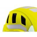 Aération du casque jaune haute visibilité ventilé STRATO VENT HI VIZ PETZL I Sécurama