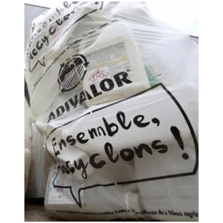 Sachet 500 L récupération emballages et plastiques  ADIVALOR