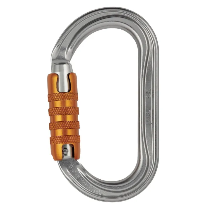 Mousqueton ovale OK trois système de verrouillage PETZL I Sécurama