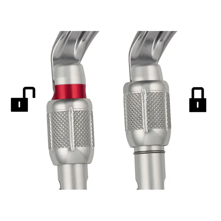 Mousqueton ovale OK trois système de verrouillage PETZL I Sécurama