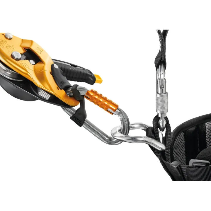 Mousqueton AmD gris asymétrique PETZL I Sécurama