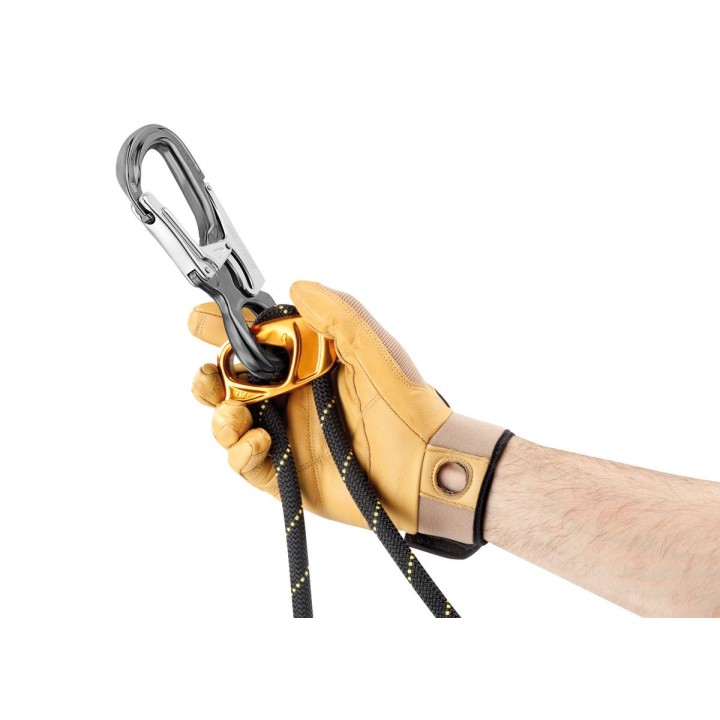 Connecteur EASHOOK OPEN pour longe double  PETZL I Sécurama
