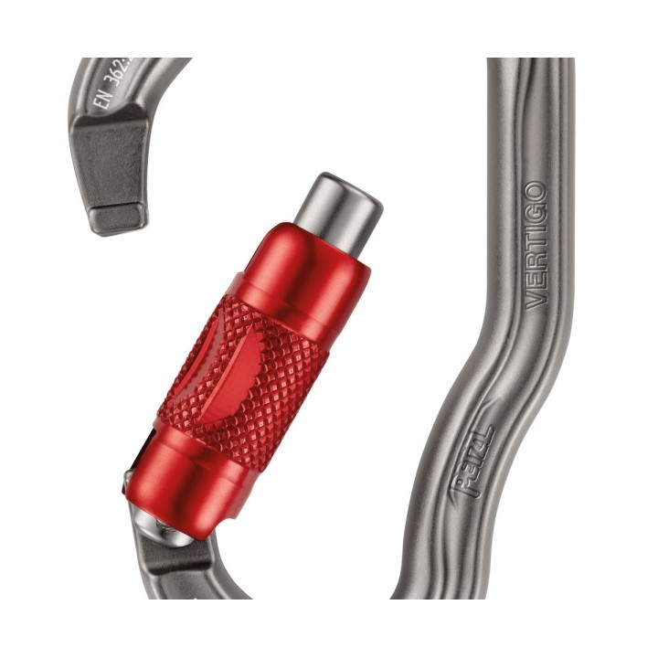 Mousqueton VERTIGO TWIST LOCK pour longe progression PETZL I Sécurama
