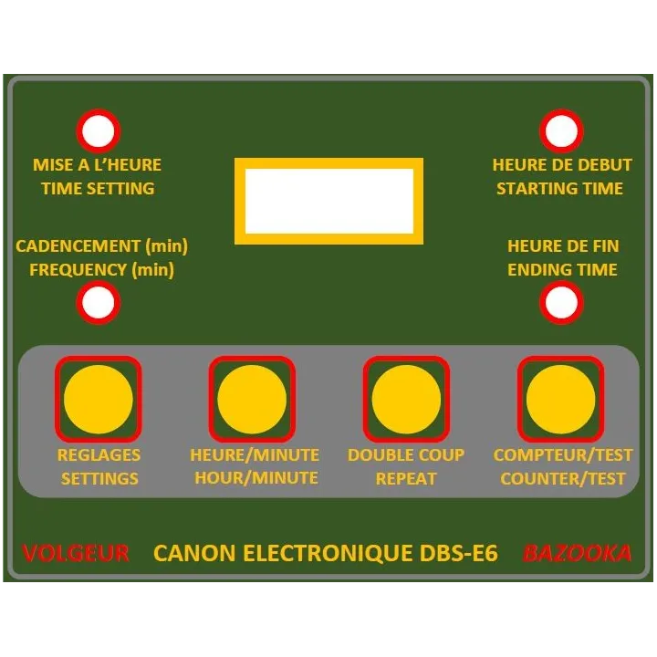 Canon électronique BAZOUKA DBS-E6 propane VOLGEUR I Sécurama